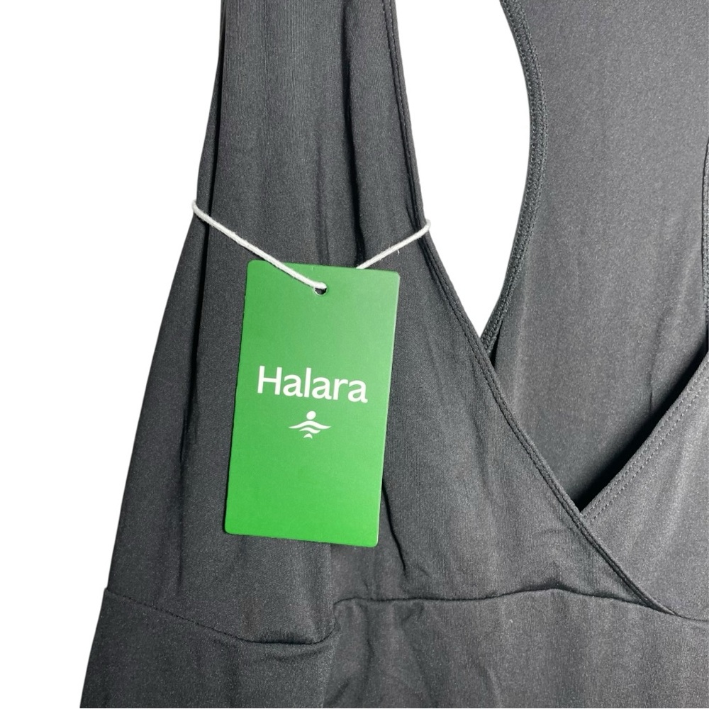 NWT Halara deep V neck  racer back  romper dress with  short sz 2X - Picture 4 of 12